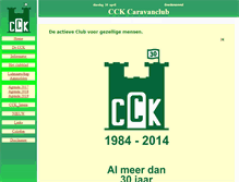 Tablet Screenshot of caravanklub.nl